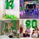 thumbnail image 3 of Globo número 0 verde de 40" para decoración de fiesta Yeodong, 3 of 7