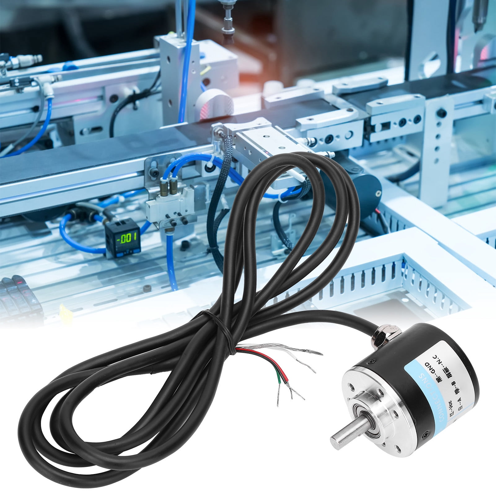Two Phase Encoder Encoder, Encoder AB 2 Phase Incremental Encoder, DC 5 To 24V 3000 To ...