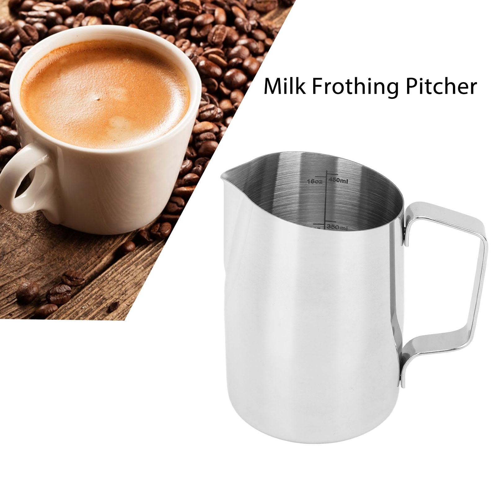 その他 milk milk⭐ ZX Milk Frothing Pitcher 450ml 201 Stainless Steel Inner