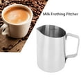 thumbnail image 3 of 450ml Milk Frothing Pitcher Stainless Steel Inner Scale Coffee Steaming Creamer Cup, 3 of 8