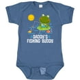 thumbnail image 3 of Inktastic Daddys Fishing Buddy Cute Frog Boys or Girls Baby Bodysuit, 3 of 5