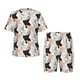 thumbnail image 1 of Fotbe Pigs Pijama Estampada de 2 Piezas para Niños – Ropa de Dormir de Manga Corta Cómoda para Niños y Niñas, Camiseta y Shorts de Algodón-Small, 1 of 6