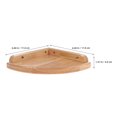 thumbnail image 2 of TAILTOSS Small Wood Floating Shelf for Storage Holder with Oak Material in Office 1Pack, 2 of 6