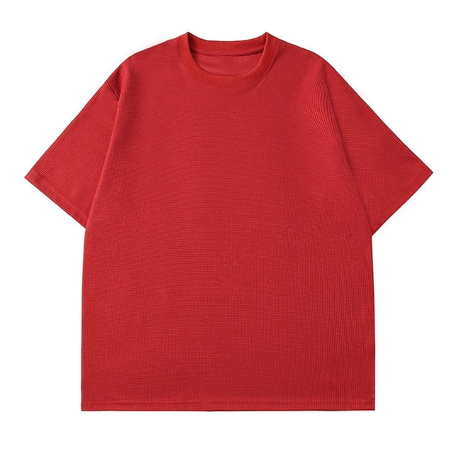 JUNWELL T-Shirts Grande Taille pour Hommes en Liquidation, T-shirt Classique à Manches Courtes, Chandail Décontracté Col Rond, Hauts d'Été