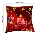 thumbnail image 3 of Christmas Ornaments Christmas Cushion Throw Cover Pillow Case Cotton Home Sofa Xmas Decor Ornament Hooks, 3 of 3