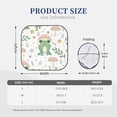 thumbnail image 3 of Xecao Frog and Mushrooms for Foldable Car Sun Shades (2-Pack) offer sun protection with an easy-fold design for convenient windshield shading., 3 of 7