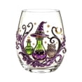 thumbnail image 3 of 2D Halloween Glass Cups, Cute Coffee Glass Cups, Glassware Drinking Glasses, Stemless Drinking Glass with Spooky Designs, Clear Cups for Cocktails, Juices & Iced Coffee (C), 3 of 8