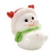 thumbnail image 2 of Adornos navideños, muñecos navideños, paisajes navideños, decoración de escenas nevadas, lindos e interesantes muñecos de nieve de resina, adecuados para ambientes festivos, regalos, muñecos navideños, 2 of 6