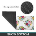 thumbnail image 6 of Pioneer Flower Floral Print Pattern Kitchen Rugs Sets Of 2, Anti Fatigue Non Slip Washable Floor Mats for Kitchen Sink Laundry, 17X30 Inch + 17X47 Inch, 6 of 6