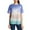 Blue, variant on Women Short Sleeve Tie Dye Tops Crew Neck Basic T Shirts Summer Casual Loose Blouse Tee Plus Size "Red, 2XL"