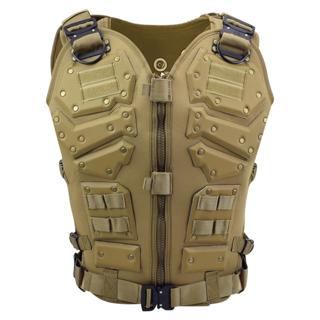 Chaleco de combate ajustable para airsoft y paintball