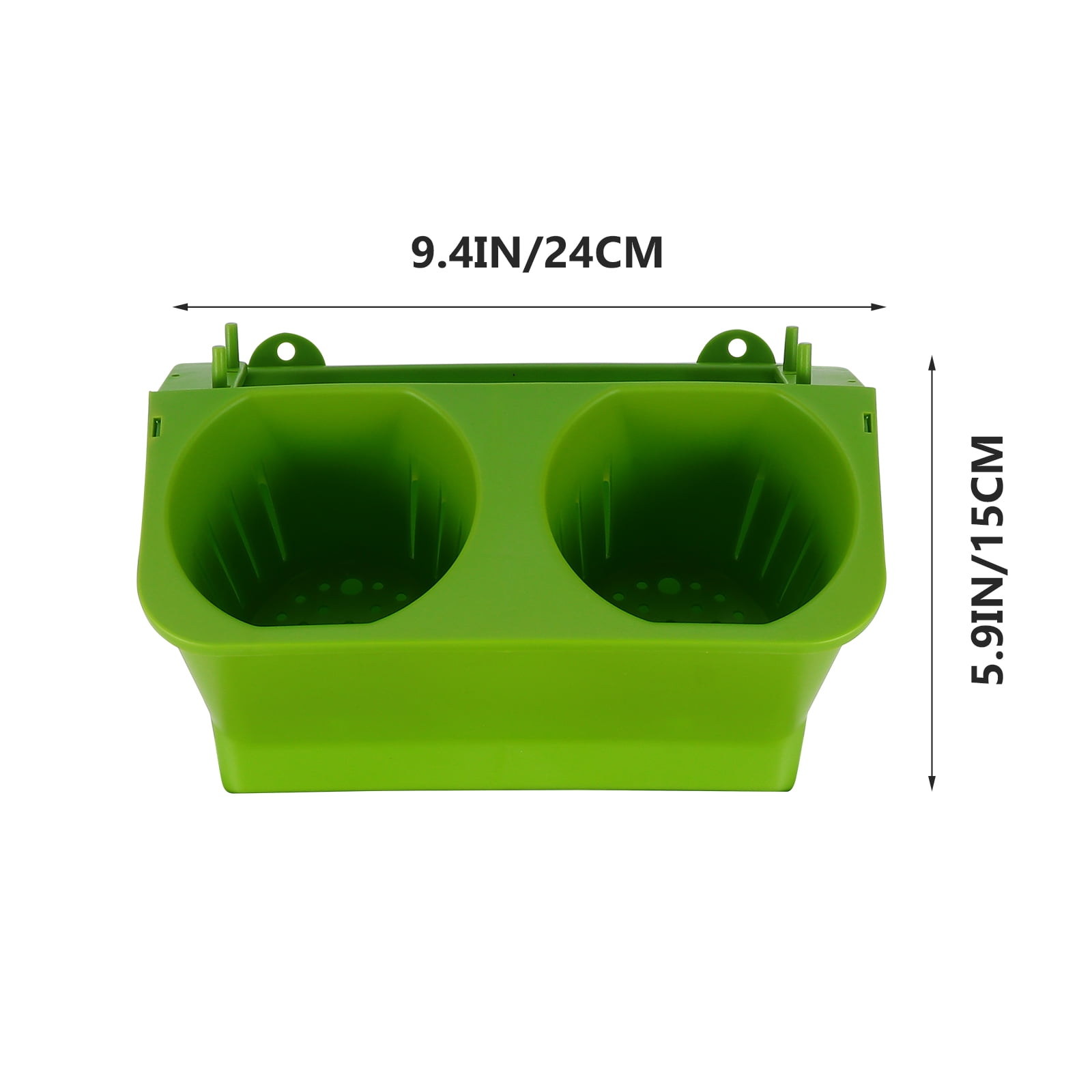 WRISTBIQUE 4Pcs Creative Wall Planter Pots with Self Watering for Vertical Gardening 9.4X5.9X5.1in