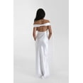 thumbnail image 4 of EASYBRAUS Satin Strapless Mermaid Evening Dress Women Long Formal Party Gown, 4 of 6
