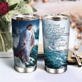 thumbnail image 2 of 20oz Christian Gifts for Women, Men, Religious Gifts for Women, Catholic Gifts for Women, Coffee Thermos for Women, Men, Bible Jesus Faith Tumbler Cup, Insulated Travel Coffee Mug with Lid, 2 of 6