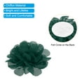 thumbnail image 4 of Uxcell 2.8" Chiffon Flowers Mesh Fabric Flowers Sewing Fabric Appliques Invisible Green 10 Pcs, 4 of 6