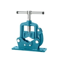 KANCA-PV-2 Fold-Out Pipe Vise, Strong Drop-Forged Bench Vise 2'' Capacity, Ideal for Repetitive Clamping of Pipe-Work, Pipe Plumbing Vise Tools, Blue Colur (2'')…