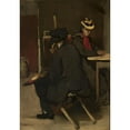 thumbnail image 3 of Rudolf Hirth du Frenes 18x24 Black Modern Framed Museum Art Print Titled - In the Painter's Studio, 3 of 5