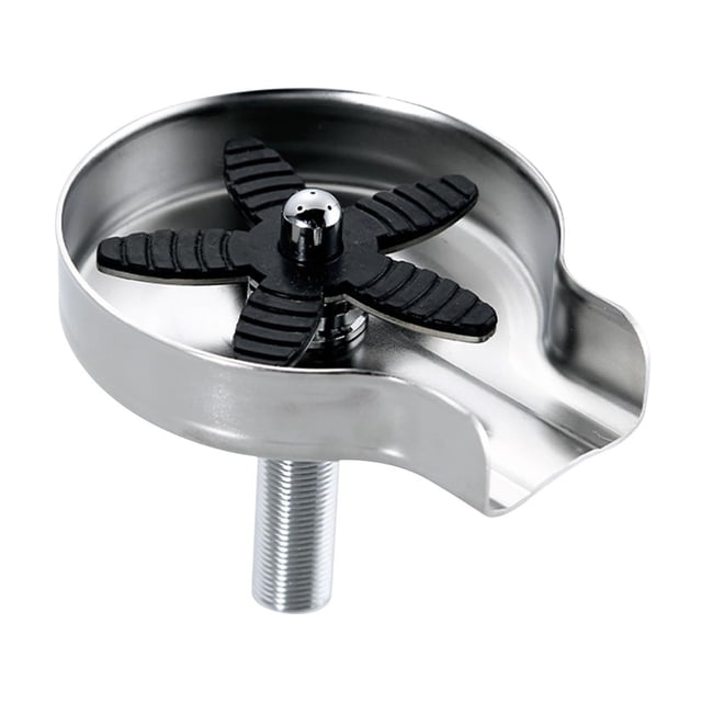 DOLITY Automatic Faucet Cup Washer Kitchen Sink Automatic Flushing Device Bottle Washer Argent