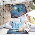 thumbnail image 7 of RMDQTR 2Pack Set of Medium and Large Pet Potty Pads Reusable Ultra-Absorbent Pet Training Pads Leak-Proof Pet Pads Cartoon Pumpkin-headed Witch, 7 of 7