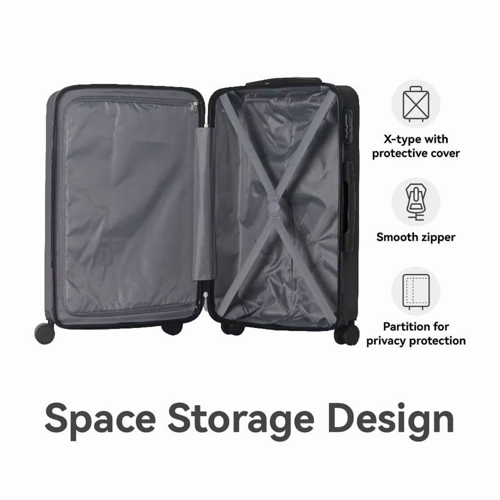 3pcs ABS Hardshell 20''24''28'' Luggage Sets, Lightweight Suitcase Sets, Spinner Wheels Trunks