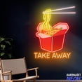 thumbnail image 2 of Handmadetneonsign Food Take Away Neon Sign, LED Light Wall Art, Custom Business Gift 134368, 2 of 5