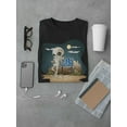 thumbnail image 3 of Grey Alien Area 51 T-Shirt Men -Image by Shutterstock, Male Large, 3 of 4