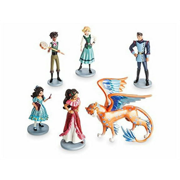 Elena of Avalor Isabel Playset 6 Figure Cake Topper Toy Doll Set Birthday Party Baby Shower