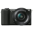thumbnail image 3 of Sony Alpha a5100 Mirrorless Digital Camera with 16-50mm Lens + Filter Kit + More, 3 of 7