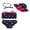 Navy Blue, variant on Bagilaanoe Newborn Baby Girls Swimsuits 3 Piece Bikinis Set Print Sleeveless Tops + Briefs + Hat 6M 12M 18M 24M Infant Swimwear Bathing Suit Beachwear