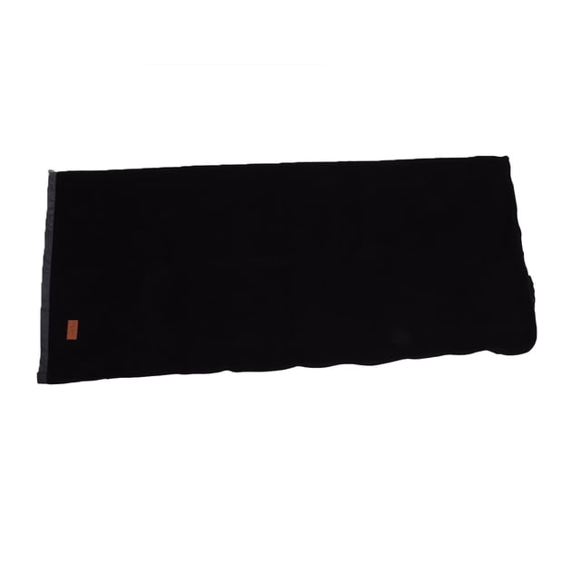 Forro para saco de dormir, forro polar súper grueso, suave, manta para acampar, viajar, mochilero, negro