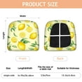 thumbnail image 3 of Lemon Seat Covers for Dining Room Chairs Set Of 6,Stretch Printed Washable Chair Seat Cover with Elastic Ties and Button,Removable Waterproof Couch Cushion Covers, 3 of 6