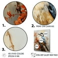 thumbnail image 3 of Designart "Ethereal Neutrals Depict Spiritual Avians II" Animals Bird Canvas Wall Art, 3 of 7