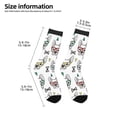 thumbnail image 2 of Fuzoiu Cute French Bulldog Print Kids Socks For Boys Girls,Grip Crew Socks with Non Slip,Lightweight Stretch Crew Socks,Toddlers Crew Boot Socks, 2 of 5