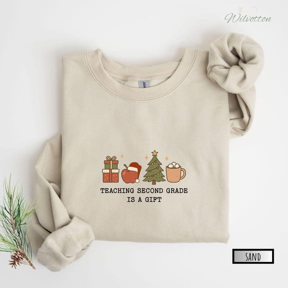Cute season Second Grade Teacher Sweatshirt, Second Grade season Shirt, Teacher Pullover, 2nd Grade Teacher Crewneck, F7171 Tshirt All Size S-5XL