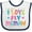 White and Navy, variant on Inktastic I Love My Memaw for Granddaughter Girls Baby Bib
