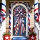 thumbnail image 5 of Cortina patriótica para puerta para el Día de la Independencia: tela decorativa festiva para colgar en el marco de la puerta, de fácil instalación, de nailon y elastano, ideal para la decoraci, 5 of 6