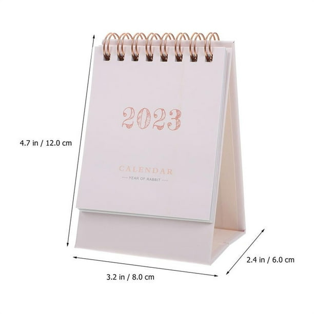 Calendar Planner, Mini Desk Calendar 2022-2023 Monthly Calendar Book, Small  Vertical Flip Desk Calendar for Office School Home (July 2022-Dec 2023) -  Walmart.com