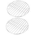thumbnail image 4 of Miangastore 2Pcs Stainless Steel Household Practical Steak Barbecue Stand Outdoor Barbecue Racks, 4 of 8