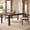 Espresso + Solid Wood, variant on Espresso Rectangular Dining Table with Parquet Top, Modern Wood Kitchen Table, 1 Pack, 60" L