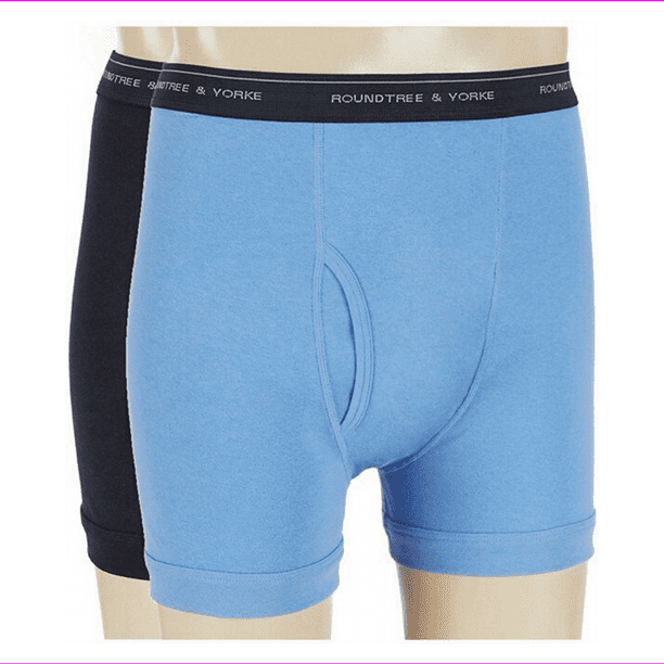 Roundtree and Yorke - Roundtree and Yorke Men's 2-Pack Assorted Boxer ...