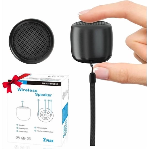 2Pack Portable Mini Speaker, Bluetooth Tiny Speaker, Wireless Mini Speaker For S