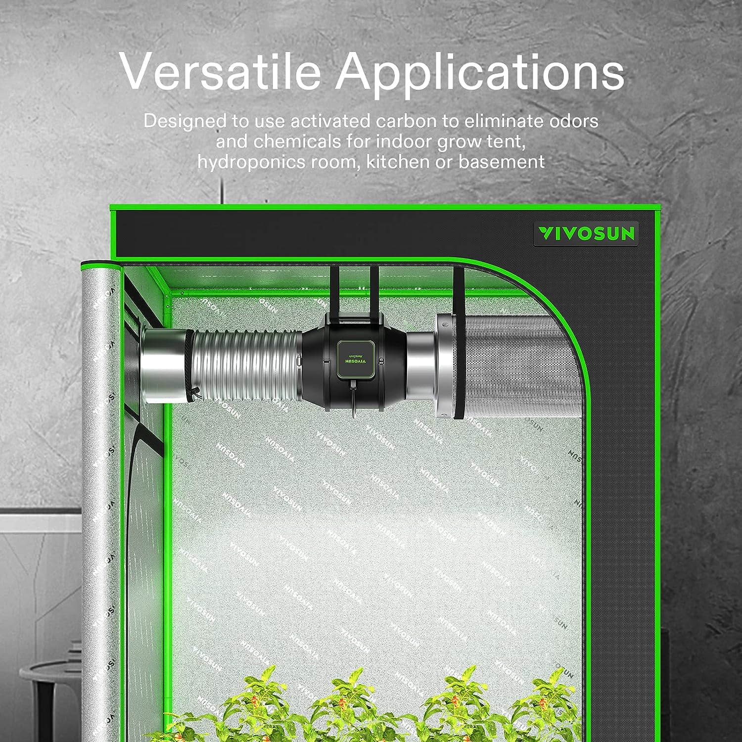 VIVOSUN 6 Inch Air Carbon Filter Smelliness Control with Australia