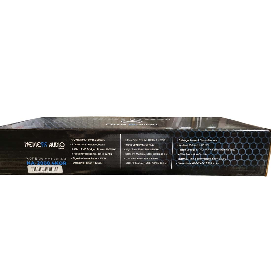 Nemesis Audio NA-2000.4KOR 4-Channel 500 Watts RMS x 4 @ 2-Ohms