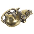 thumbnail image 1 of Vintage Brass Mouse Figurine for Decoration Animal Sculpture, 1 of 1