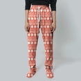thumbnail image 4 of Adult Footed Sweatpants,Extremely Soft and Warm Footing Pajama Pants Drawstring Elastic Waisted Pants with Fleece Lined Feet Pink-2 L, 4 of 7
