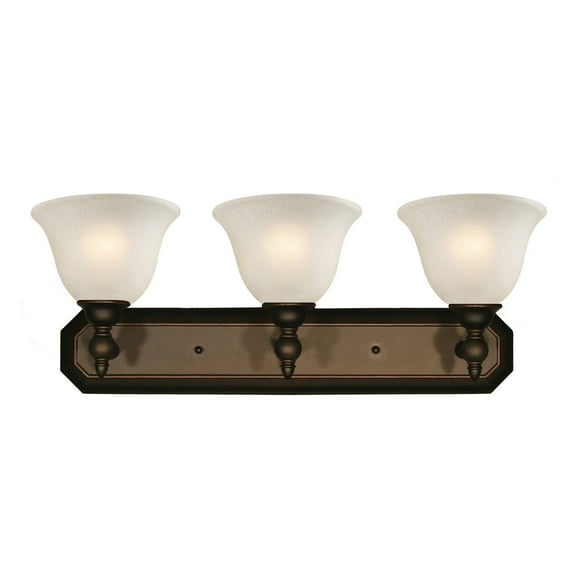 Z-Lite Clayton 3 Light Vanity Light in Bronze