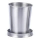 thumbnail image 1 of Vaso Telescpico De Acero Inoxidable, 237 Ml, Duradero, a Prueba De Fugas, Para Senderismo Al Aire Libre, Uso Diario En La Oficina, 1 Unidad, Plateado, Ukhbmc, 1 of 9