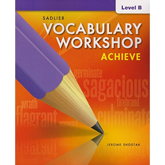 Pre-Owned Vocabulary Workshop Achieve Level B Grade 7, 9781421785073, 1421785072, Paperback,