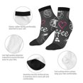 thumbnail image 5 of Pofeuu I Love Coffee Print 30cm Socks, Adult Running Hiking Socks for Youth and Adult, 5 of 7
