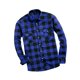thumbnail image 2 of Camisa tipo chaqueta a cuadros con solapa de bolsillo y manga larga para primavera, invierno y actividades al aire libre. SG, 2 of 9